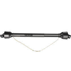 VEVOR 1-3/8”Pto Shaft, Pto Drive Shaft, 6 Spline Tractor＆round Implement Ends Pto Driveline Shaft, Series 4 Tractor Pto Shaft, 43-61” Brush