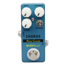 CHSSHA00 Dual-Mode Professional Chorus Effects Pedal | Three-Knob Precision Control | True Bypass Design | All-Metal Body | Portable