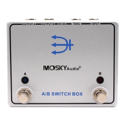 CHSSHA00 Guitar Pedal Effects｜A/b Channel Switch｜Dual Signal Selection｜9V Power Supply｜Universal for Guitar/bass｜Metal Body