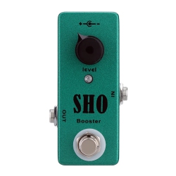 CHSSHA00 Professional-Grade Buffered/boosted Guitar Effects Pedal - Single-Knob Gain Adjustment, True Bypass, Lossless Tone
