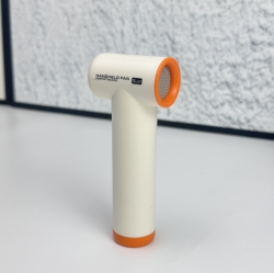 THE WAY 2025 New Handheld Fan USB Mini High-Speed Charging Portable Turbo Fan, Four-Speed Wind Speed Adjustment, Ultra-Quiet Brushless Motor-White