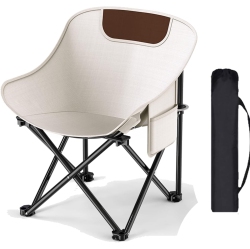 GREEN SCENIC Heavy Duty Folding Camping Chair - 190Kg, Compact And Portable, 600D Oxford Fabric, Suitable for Outdoor, Hiking, Fishing, Sporting