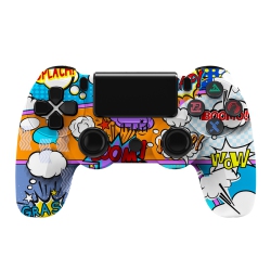 THE WAY P4 Wireless Bluetooth Controller 4Th Generation Controller \w Light Bar P4 Dual Shock Wireless Game Controller Suitable for Ps4, PC, Android