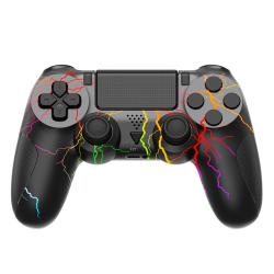 THE WAY Ps4 Controller Bluetooth Wireless Professional Game Handle Gyroscope Somatosensory Game PCp4 Controller + RGB + Six-Axis + Vibration +