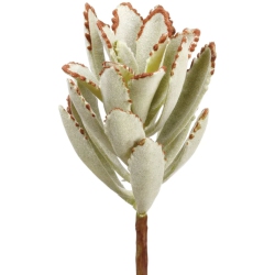 ALLSTATE Kalanchoe Two-Tone Artificial Pick Spray - 7" - In Green