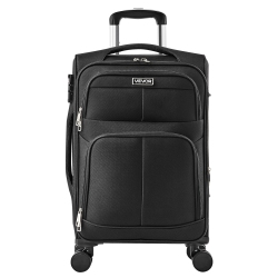 VEVOR 20-Inch Softside Expandable Luggage \w Spinner Wheels, Softside Carry On Luggage, Lightweight Checked Suitcase \w Expandable Zippered Pocket