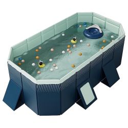 AXGEAR Foldable Large Pool Non Inflatable Backyard Outdoor Water Fun