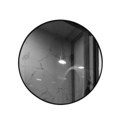 AUVA BATH Auvabath Os-4647 75 Cm Round Led Mirror – Ip65 Waterproof, Copper-Free Glass, Aluminum Frame