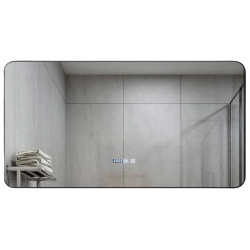AUVA BATH Auvabath Os-4684-150 Shadow 150X60 Cm Rectangular Led Mirror – Ip65 Waterproof, Copper-Free Glass, Aluminum Back