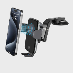 MIGHTY MOUNT Auto Grip Fast Wireless Car Charger With Multi-Angle Suction Cup Mount - Qi-Certfied