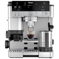 NINJA - Luxe Cafe Premier Series 3-In-1 Espresso Machine With Grinder - In Silver