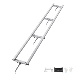 VEVOR 9 Ft Rail Mill Guide System, Milling Guide, 4 Crossbar Kits Chainsaw Mill Rail Guide, Aluminum Adjustable Saw Mill Rail System Work \w Chainsaw
