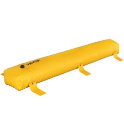 VEVOR 12Ft L X 12 In H Flood Barrier, Sandbag Alternative, for Flooding \w Great Waterproof Effect, Reusable Pvc Water Diversion Tubes, Flood