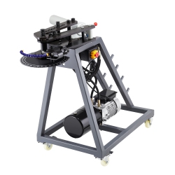 VEVOR 750W Electric Tube Bending Machine, \w 6L Hydraulic Cylinder, Movable Pipe Bender Machine \w Casters, 3 Dies & 180° Max Bending Angle