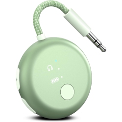 AVANTREE Soundjet R1 – Airplane Bluetooth Adapter for Headphones & Airpods Travel Flight, Aptx Adaptive, 20H Battery, Wireless Audio Transmitter