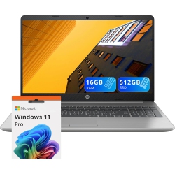 HP Refurbished (Excellent) - 250 G9 15.6" Full HD Ips Laptop, Intel I5-1235U, 512GB SSD, 16GB Ram, Intel Iris Xe Graphics, Number Pad, Win 11 Pro