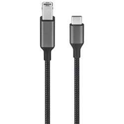 Insignia 0.91m (3 ft.) USB-B to USB-C Cable (NS-DCC2B26-C) - Only at Best Buy