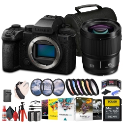 PANASONIC Lumix S5 Iix Mirrorless Camera + Lumix S 85MM Lens + 64GB Card + More
