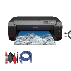 CANON Imageprograf Pro-300 13" Wide-Format Wireless Photographic Inkjet Printer + More