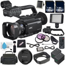 SONY - Pxw-Z90V 4K HDr Xdcam With Fast Hybrid Af + Np-Fv70 Replacement Lithium Ion Battery + 32GB Sdhc Class 10 Memory Card + More