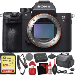 SONY - Alpha A7R Iii Mirrorless Digital Camera + Base Kit With Accessories (128GB Memory Card, Accessory Kit)