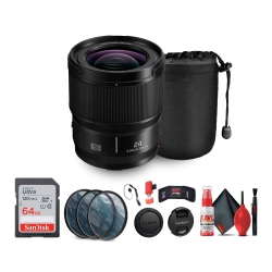 PANASONIC Lumix S 24MM F/1.8 Lens Bundle