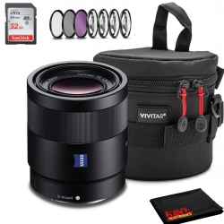 SONY - Sonnar T Fe 55MM F/1.8 Za Lens (Intl Model) Accessory Kit