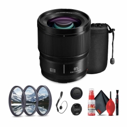 PANASONIC Lumix S 85MM F/1.8 Lens Bundle