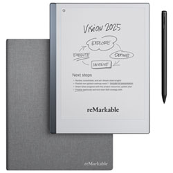 reMarkable 2 10.3" 8GB Paper Tablet with Marker Plus Pen & Poly Folio Case - Black