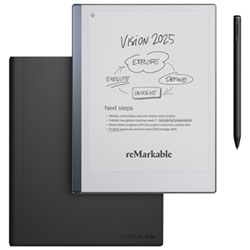 reMarkable 2 10.3" 8GB Paper Tablet with Marker Plus Pen & Leather Folio Case - Black