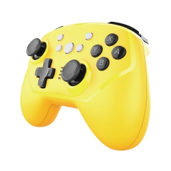 THE WAY Nintendo Switch Lite Wireless Bluetooth Game Controller Mini Six-Axis Somatosensory Vibration Handle Controller-Yellow