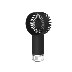 THE WAY Handheld Spray Fan, Cooling Fan USB Portable Small Fan, Desktop Fan, 500Mah-800Mah, 3 Wind Speeds - In Black