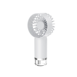 THE WAY Handheld Spray Fan, Cooling Fan USB Portable Small Fan, Desktop Fan, 500Mah-800Mah, 3 Wind Speeds - In White
