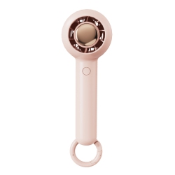 THE WAY Handheld Portable USB Charging Fan, Turbine Bladeless Handheld Small Fan, Digital Display, Ultra-Quiet And Durable, Suitable for Travel