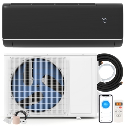 GYMAX 9100 Btu Mini Split Ac 20.5 Seer2 Air Conditioner W/ Inverter & Heat Pump