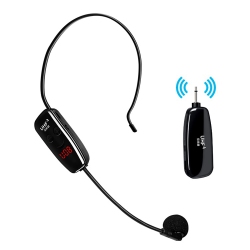 MYACUC Wireless Microphone, Uhf Wireless Microphone With Led Digital Display, for Amplifier/speaker/pa System