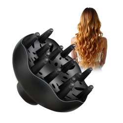 MYACUC Diffuser Attachment for Hair Dryer, Blow Dryer Nozzle Hair Diffuser for Curly Hair And Natural Wavy Hair, Suitable for Hair Dryers 4.3-5.3Cm