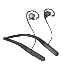 CHSSHA00 Neck-Hanging Bluetooth Headset, Dual-Mode for Gaming And Music, Metal Body, Surround Sound, Type-C Fast Charging, Four-Button Button, Free