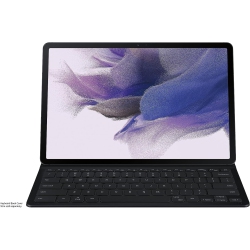 SAMSUNG Refurbished (Good) Galaxy Tab S8, Tab S7 Fe, Tab S7 Slim Book Keyboard Cover - Mystic In Black