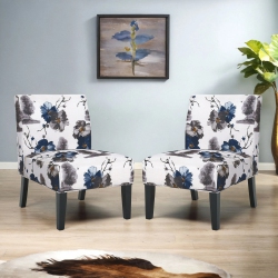 STREAMDALE FURNITURE Contemporary Upholstered Accent Chair With Tapered Legs