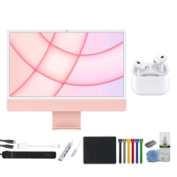 APPLE Refurbished (Excellent) - Imac (24-Inch, M1 Chip, 8-Core Cpu And 7Core Gpu) + Airpods 4 + More