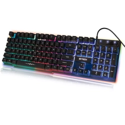 BYTECH Gaming Keyboard With Multi Color Backlightby-Kb-Wr-100-Bk