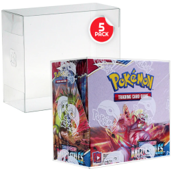 EVORETRO Pokemon Booster Box: Pet Protector Soft Crease 0.5MM 5-Pack