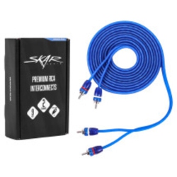 SKAR AUDIO Skar2Ch-Rca9 9Ft 2-Channel Twisted Pair Rca Interconnect Cable