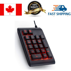 EGALAXY USB RGB Backlight 19 Keys Numeric Keypad