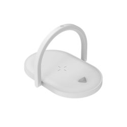 THE WAY 15W Foldable Wireless Charger, Full Of Technology Desk Lamp + Charger + Stand, Three-In-One Foldable Night Light, Wireless Charging