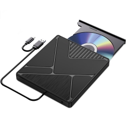 THE WAY USB External Optical Drive Laptop DVD Burner Optical Drive Player Portable CD - Style 1