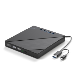 THE WAY Multifunctional Expansion Mobile Optical Drive Dual Interface Computer External Mobile CD/dvd Optical Drive Burner External Optical Drive
