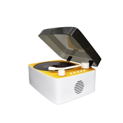 THE WAY Remote Control CD Battery Model Multi-Color CD Player Portable Player Learning Machine USB Bluetooth Speaker - Yellow In Orange