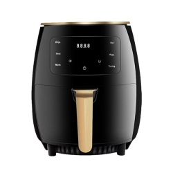 GREEN SCENIC Smart Touch Screen Air Fryer 4.5L Large Capacity Household Oil-Free Electric Oven All-In-One Machine Touch Control Circulation Heating